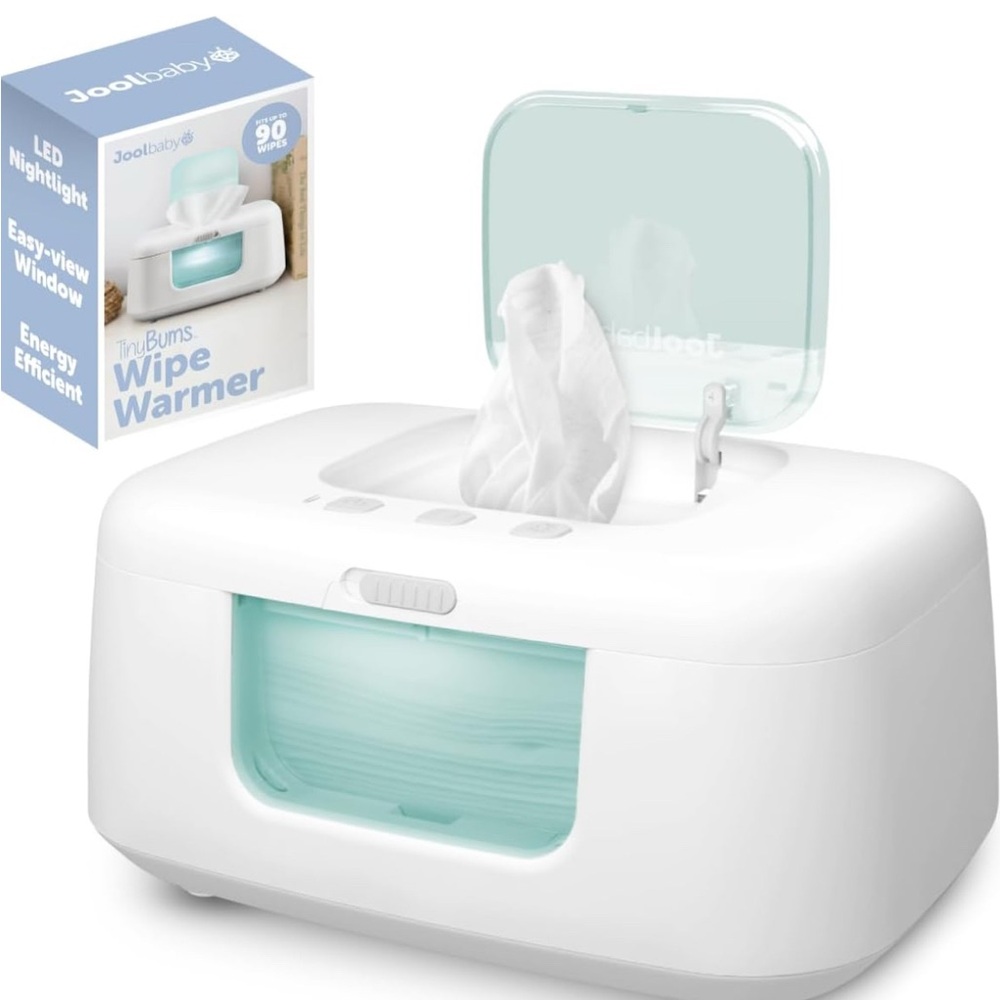 Jool Baby Wipe Warmer & Dispenser with LED Changing Light & On/Off Switch